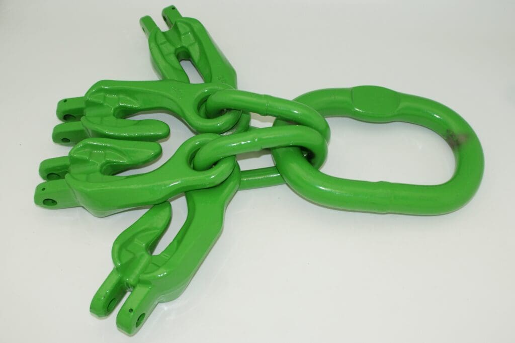 Ophangring voor vier lengen met geintegreerde inkorthaak 6mm G100 3000 kg
