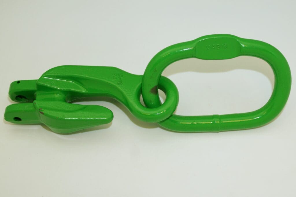 Ophangring voor leng met geintegreerdee inkorthaak 6mm G100 1400 kg
