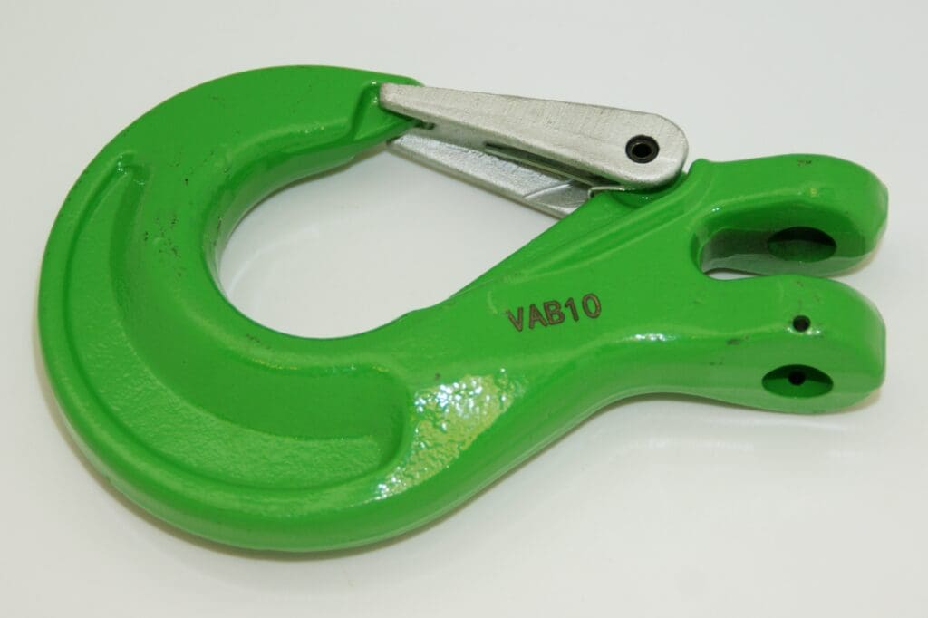 Gaffelhaak met klep 6 mm G100 1400 kg