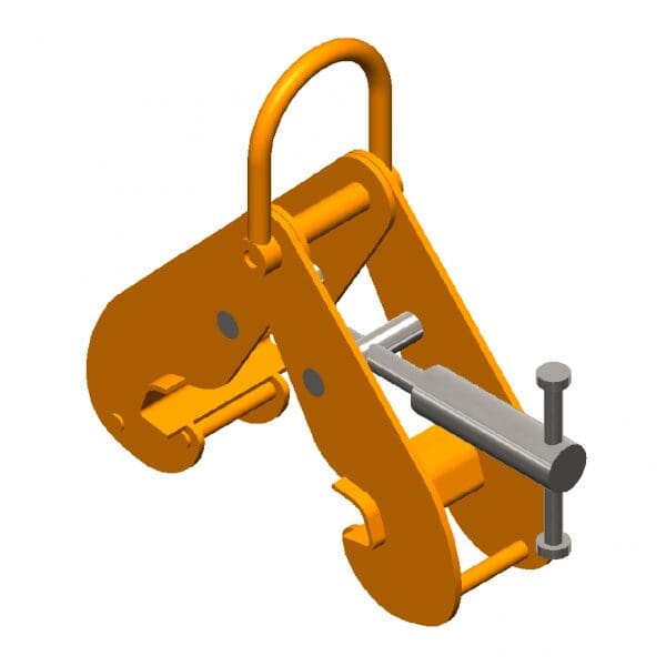 Klem: Balkenklem met ophangoog HEAVY DUTY 5t bek 80-320mm