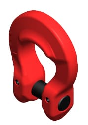 Haken: Omega sluiting, kettingkoppelstuk G80- 7-8mm 2000 kg