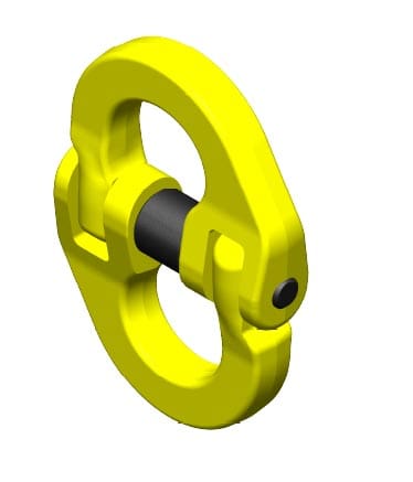 Haken: Verbindingsschakel om ketting met andere onderdelen te verbinden., G80- 32mm 31500Kg