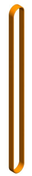 Rondstrop, eindloze strop voorzien van dubbele beschermmantel 10 ton 8 meter nuttige werklengte