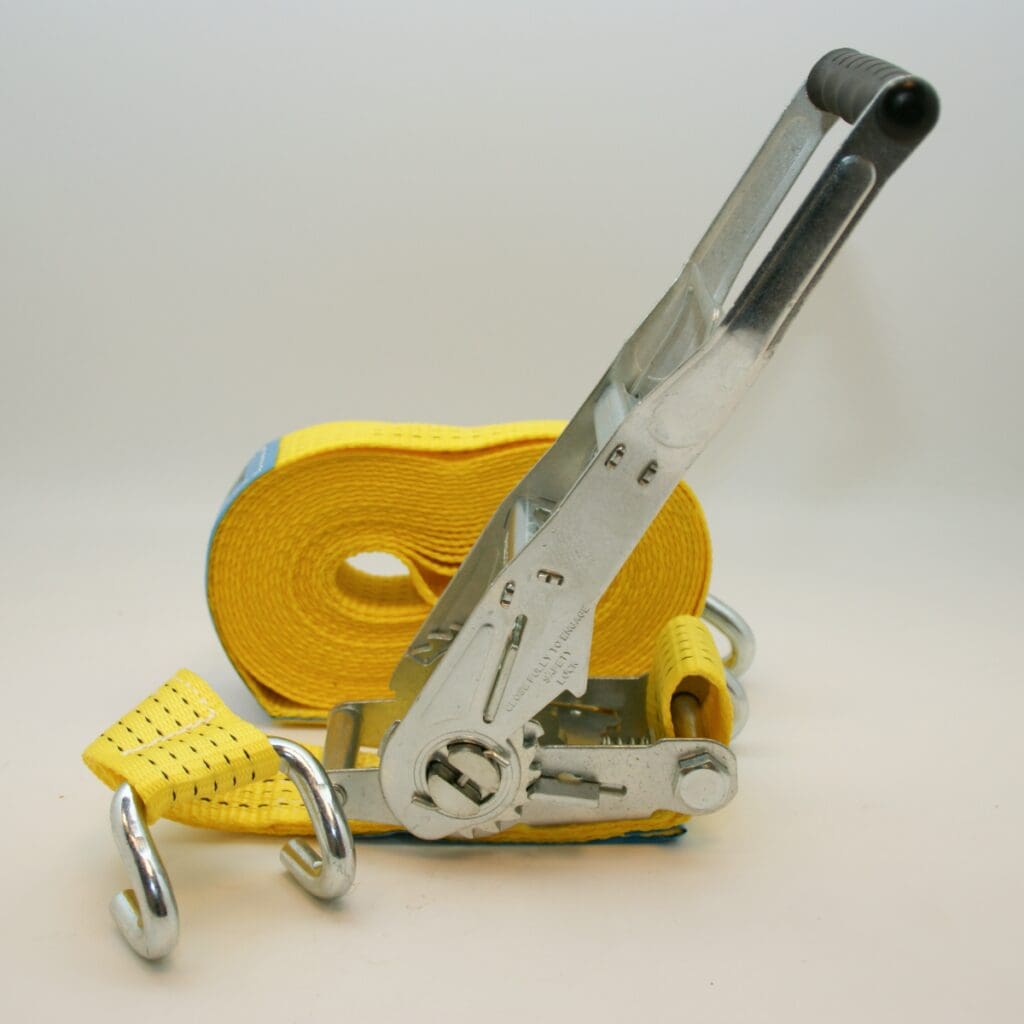 Sjorband: Spanband brede haak ergo hendel, 50mm 2000daN 9m
