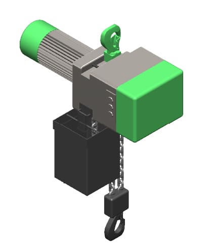 Takel: Kettingtakels Elektrische takel, 5000 Kg 3 & 1 m/min