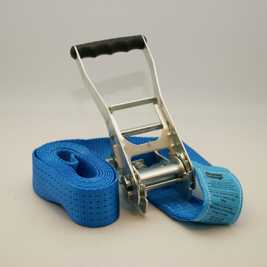 Sjorband: Spanband eindloos blauw, 50mm 4000daN 9m