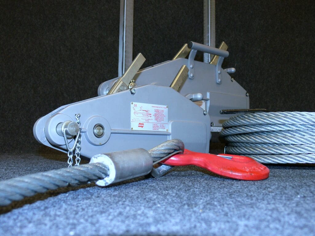 Staaldraad kabelset voor Move-It tirfort staaldraadtakel, 3200Kg swl 20meter