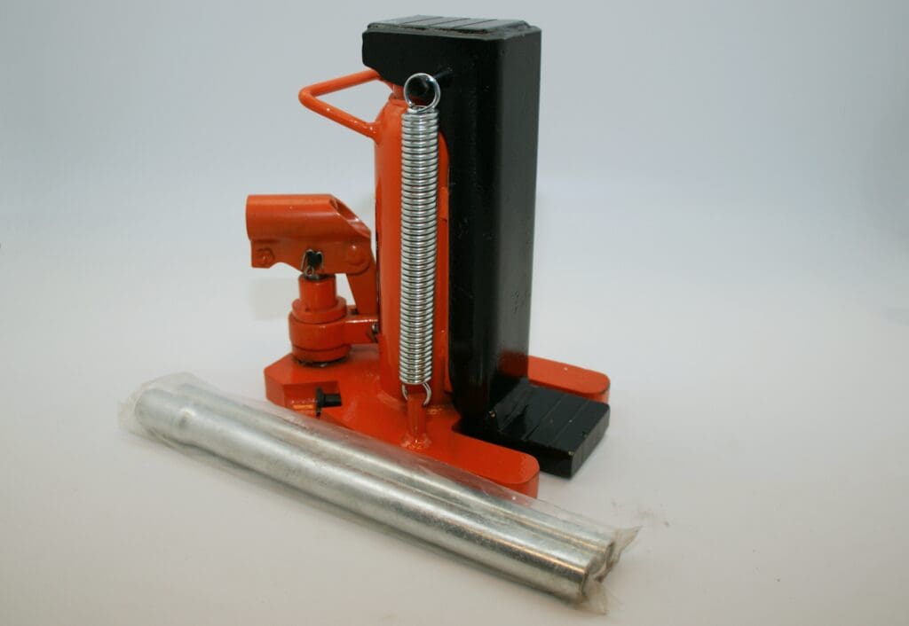 Hydraulische vijzel: Teenvijzel teen 16mm Teen vermogen 2500 Kg Op top vermogen 5000 Kg