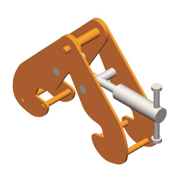 Balkenklem met ophangas 2t