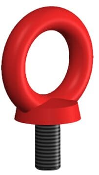 Haken: Oogbout, hijspunt, hijsoog, M14