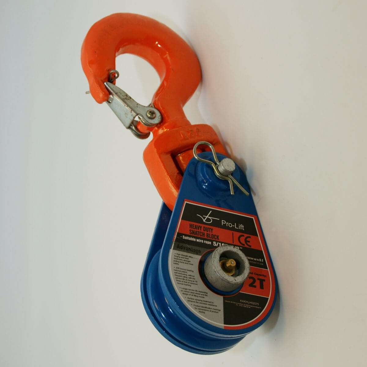 Kabelschijf, openklapbaar met haak, 10 ton diameter van de kabel 24-26mm Heavy Duty Grote schijf