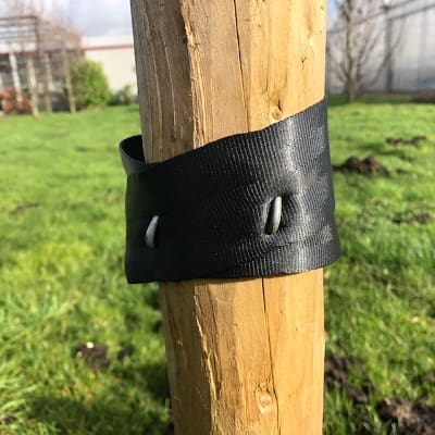 Boomband 50mm - zwart breeksterkte min 2500kg - 100m/rol