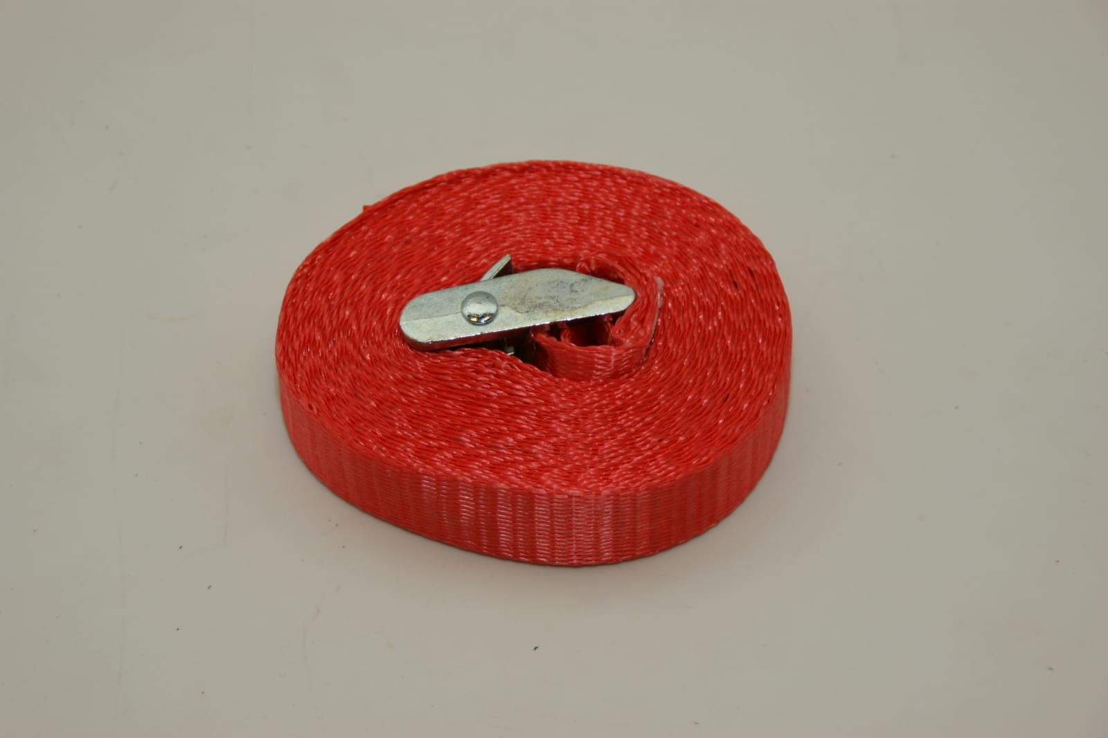 Sjorband: Bagagegordel rood, 25mm 6m, 500 daN