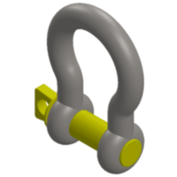 Harpsluiting, met borstbout, 3250kg